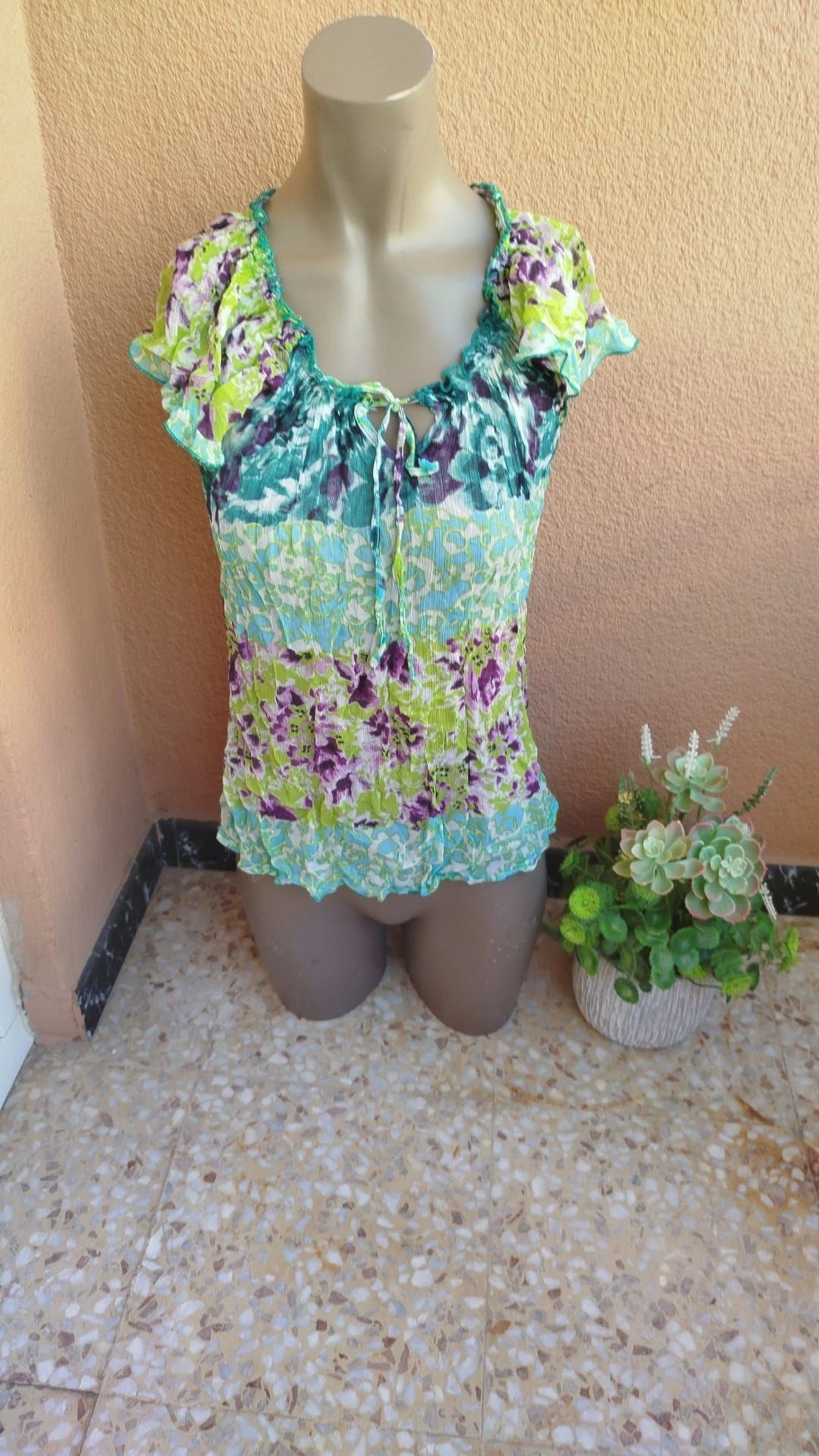 Bedrukte blouse maat M trucco – photo 5